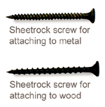IsoWall screw types